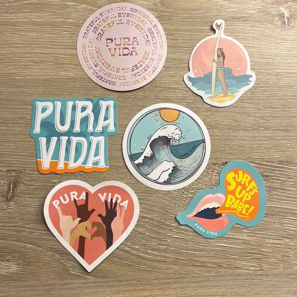 Pura vida sticker pack